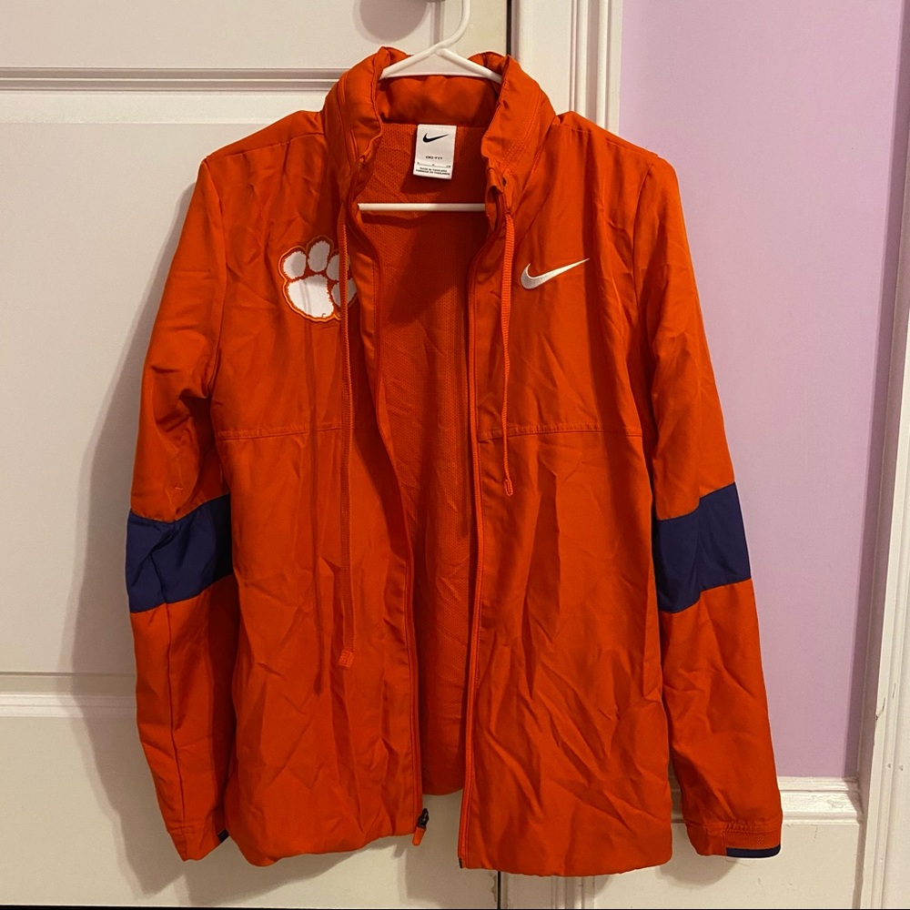 NIKE Clemson Jacket with Hood in Collar